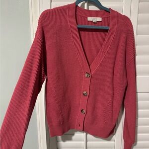 LOFT Women's Rose Cardigan